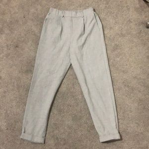 Gray Bershka Dress Trousers